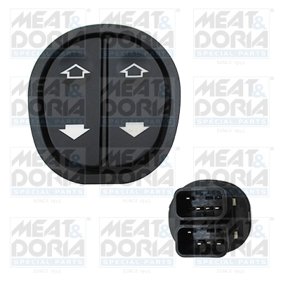 Switch, window regulator